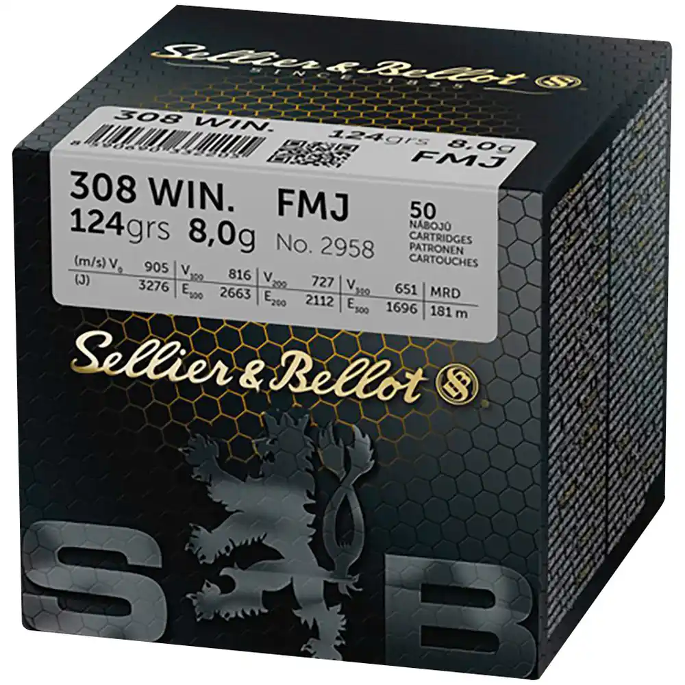 Sellier & Bellot .308 Winchester VM 8,0 g / 124 grs 50 nabojów