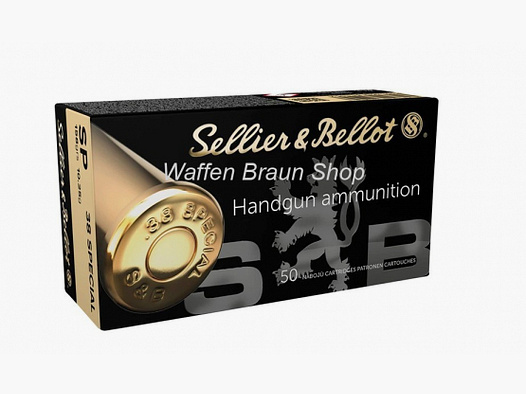 S+B .38Spec. SP 158grs. 50St