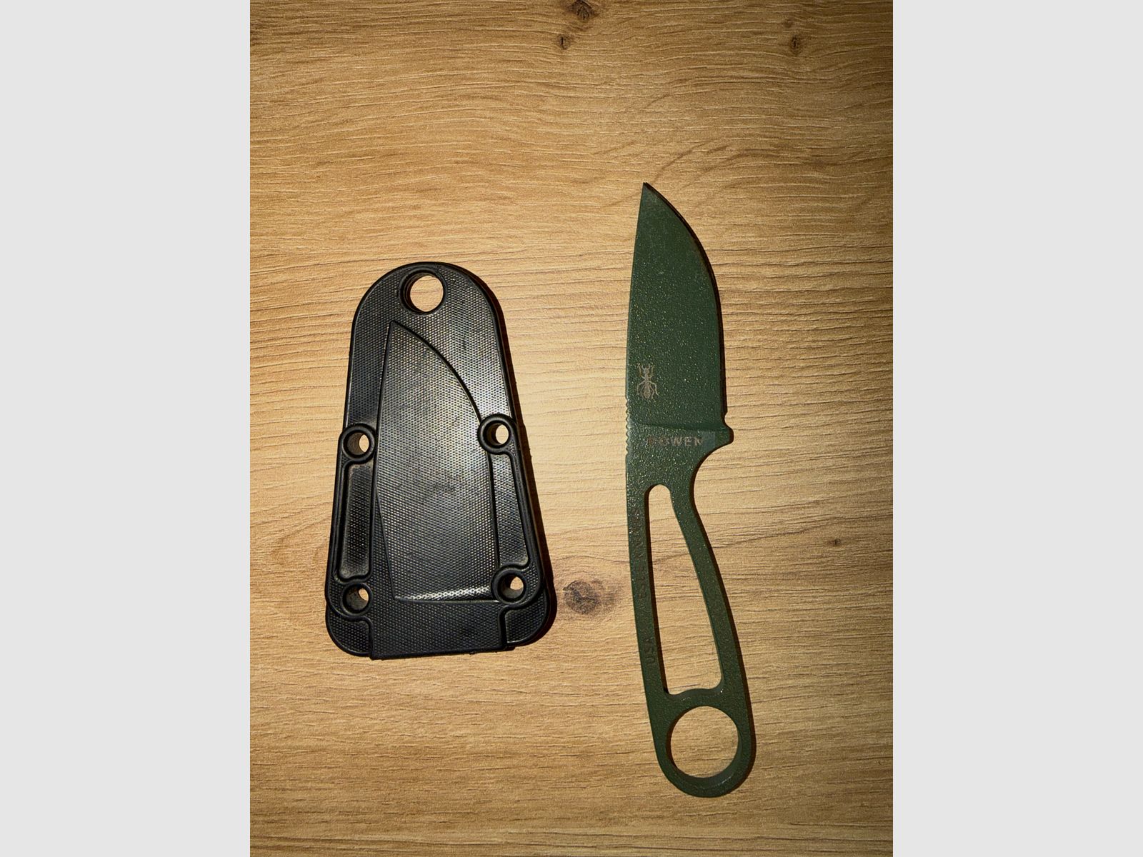 Esee Izula OD Green jachtmes carbonstaal, afbeelding 2 van 2