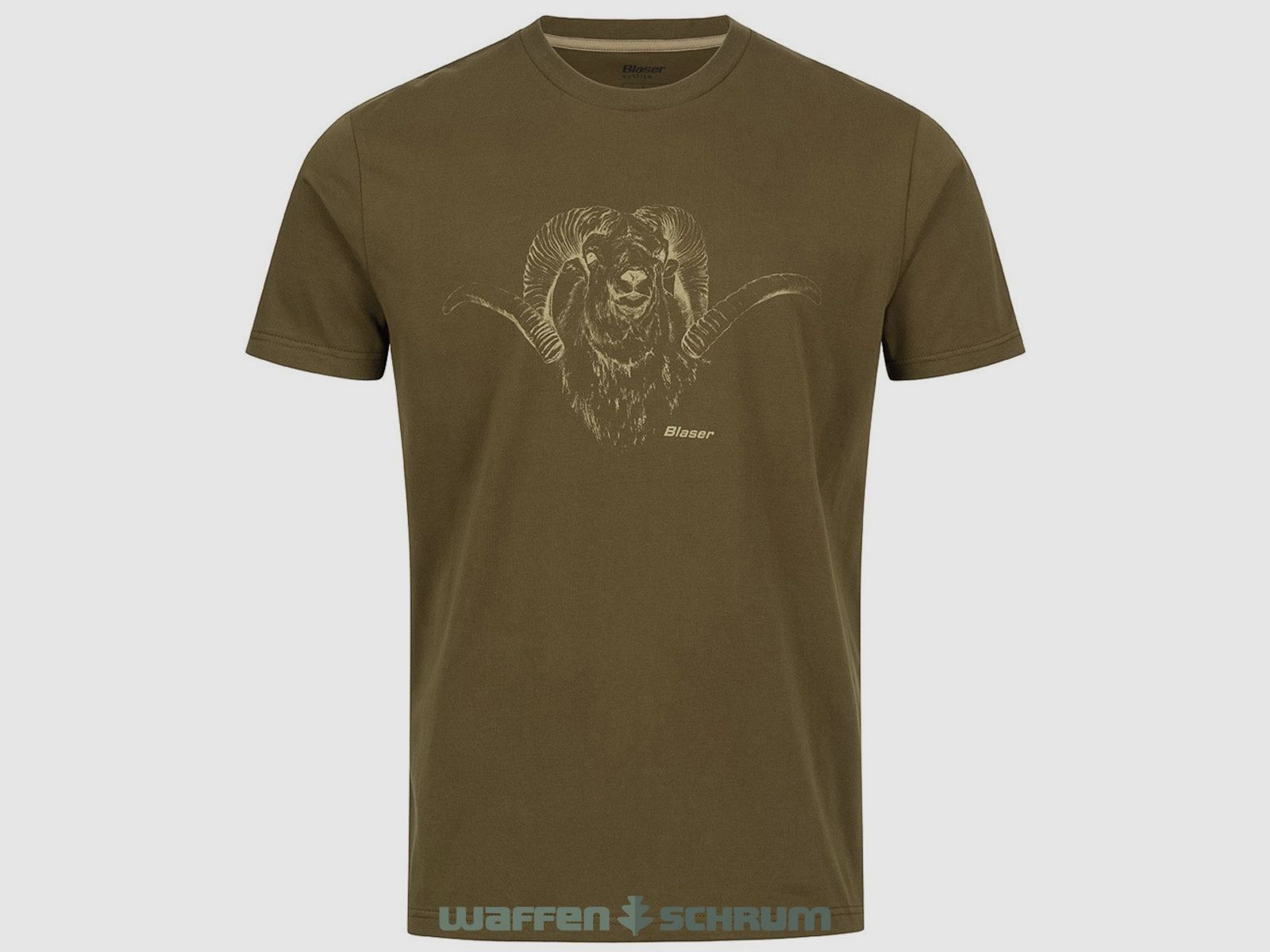 Blaser Herren T-Shirt Maurice  dunkel oliv