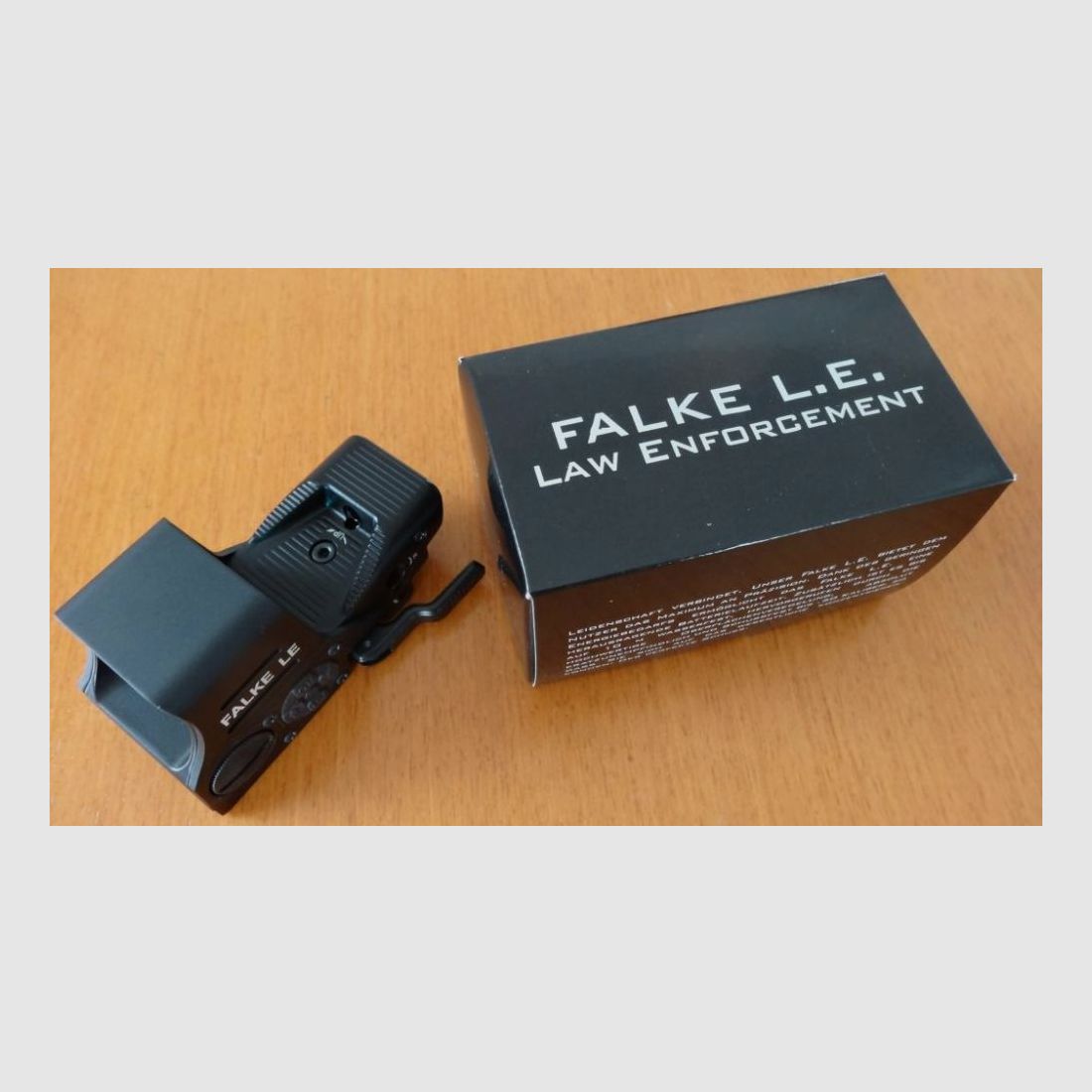 Falke 2 LE Visor de punto rojo resistente a disparos, apto para visión nocturna