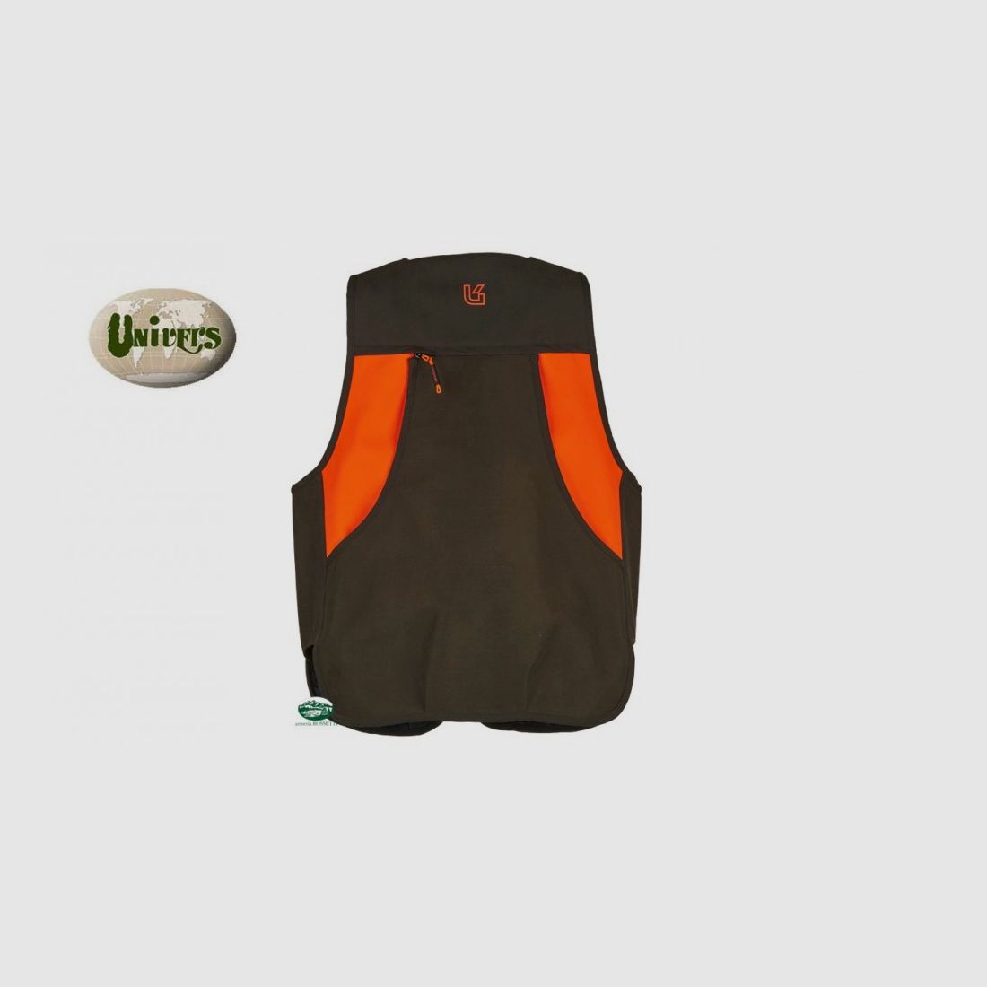 UNIVERS Gilet Merano U-TEX orange 93191, Bild 2 von 2