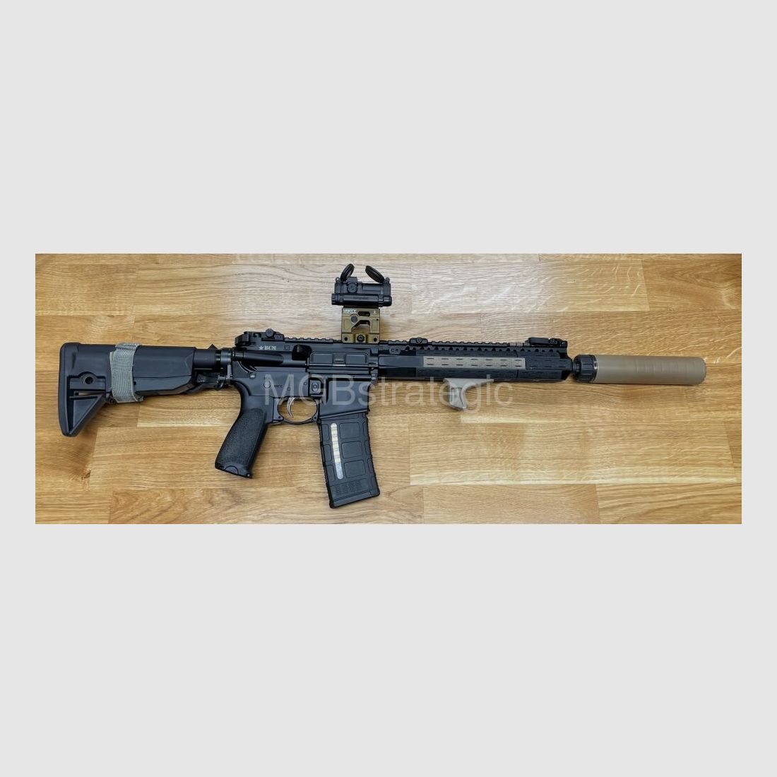 Acheron ACS E1 7.62 suppressor for Acheron HexaLug muzzle device quick release system HexaLug - available in black and FDE!