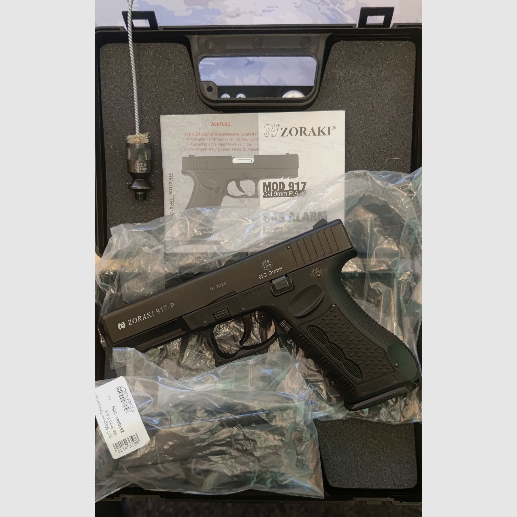 Zoraki 917 brüniert NEU