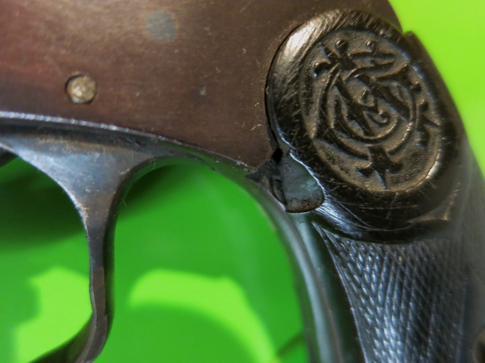 Garate Anitua & Co. (Marca) Kipplauf-Revolver, Kopie Smith & Wesson Frontier, super selten     #96-, Bild 5 von 13