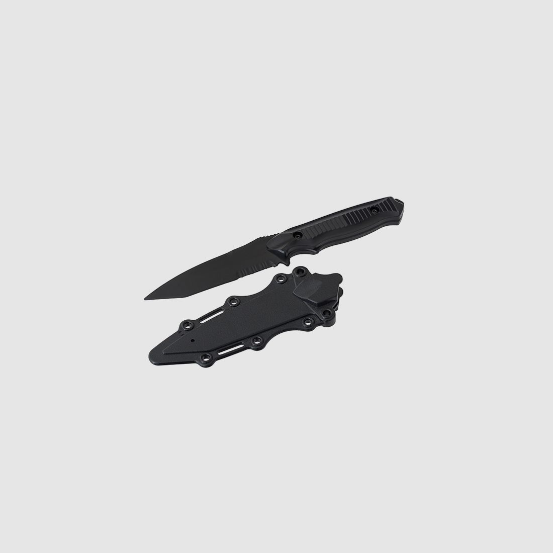 Cuchillo de entrenamiento de 120 mm con funda, BK