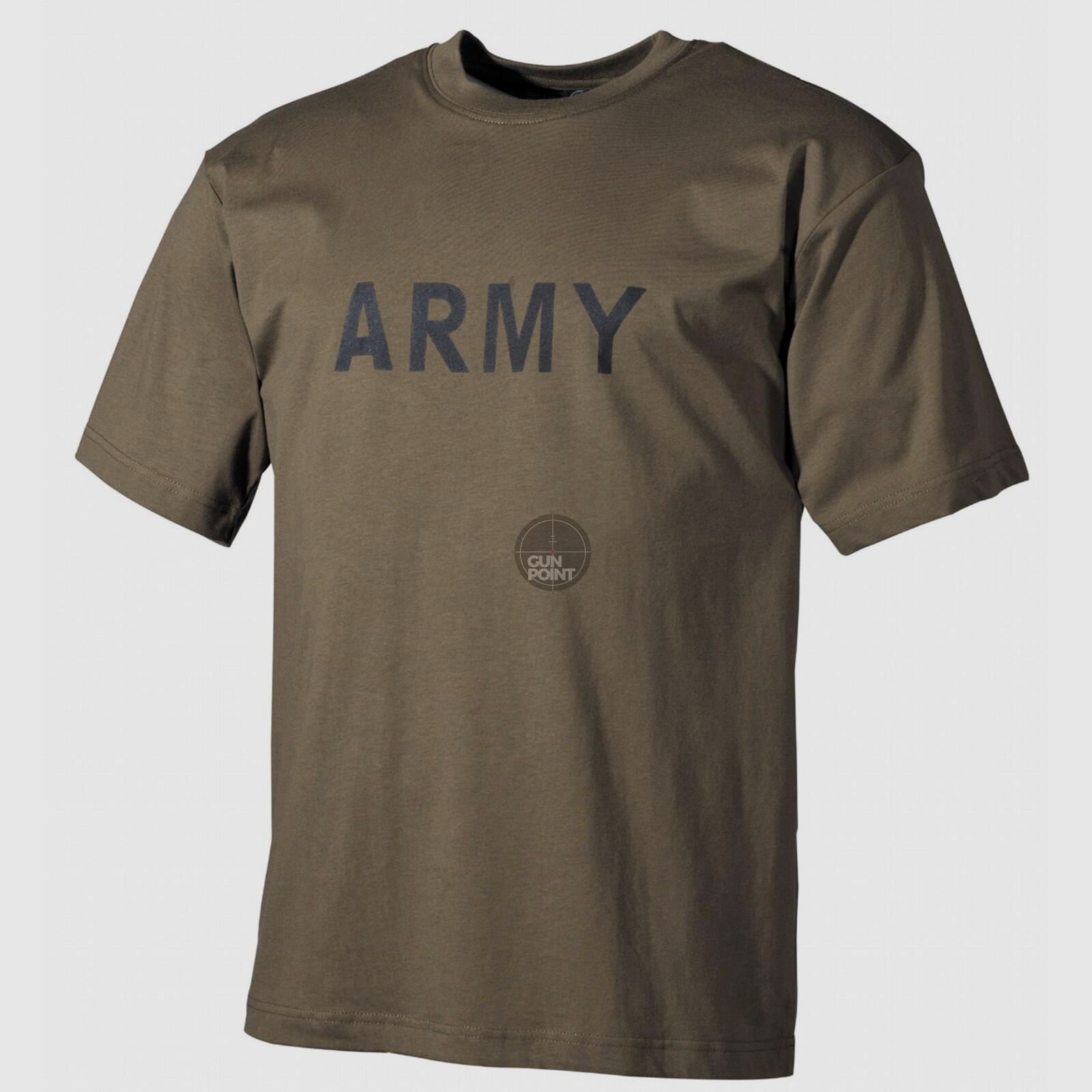 T-Shirt, bedruckt, Army",oliv - Gre: XL"