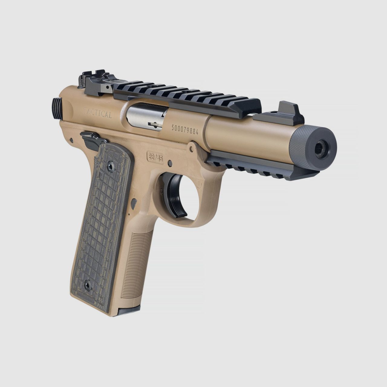 RUGER PISTOOL MARK IV 22/45 TACTICAL – DAVIDSON'S BRUIN CERAKOTE