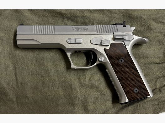 Pardini Sport Modell P.C.45 S, 5 pollici, Cal 45 ACP - argento