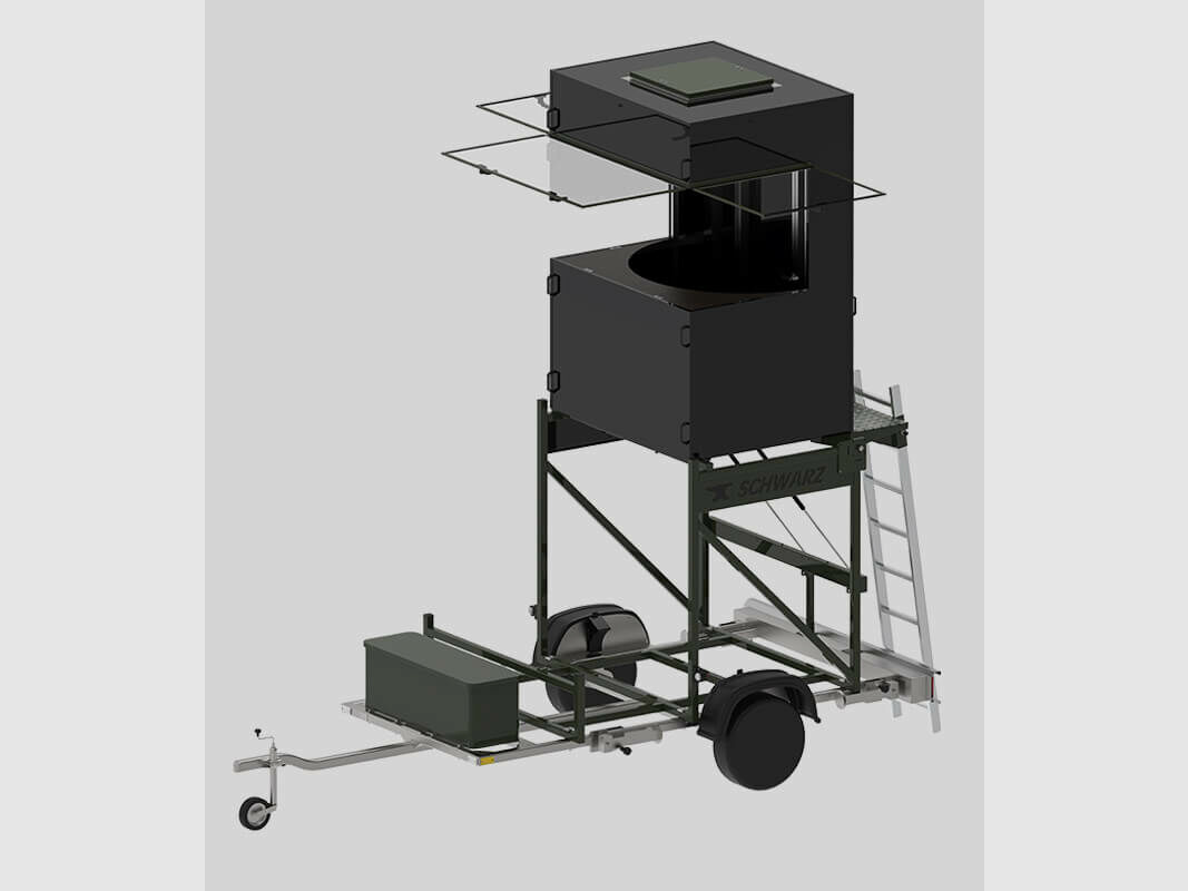 SCHWARZ mobile Jagdkanzel