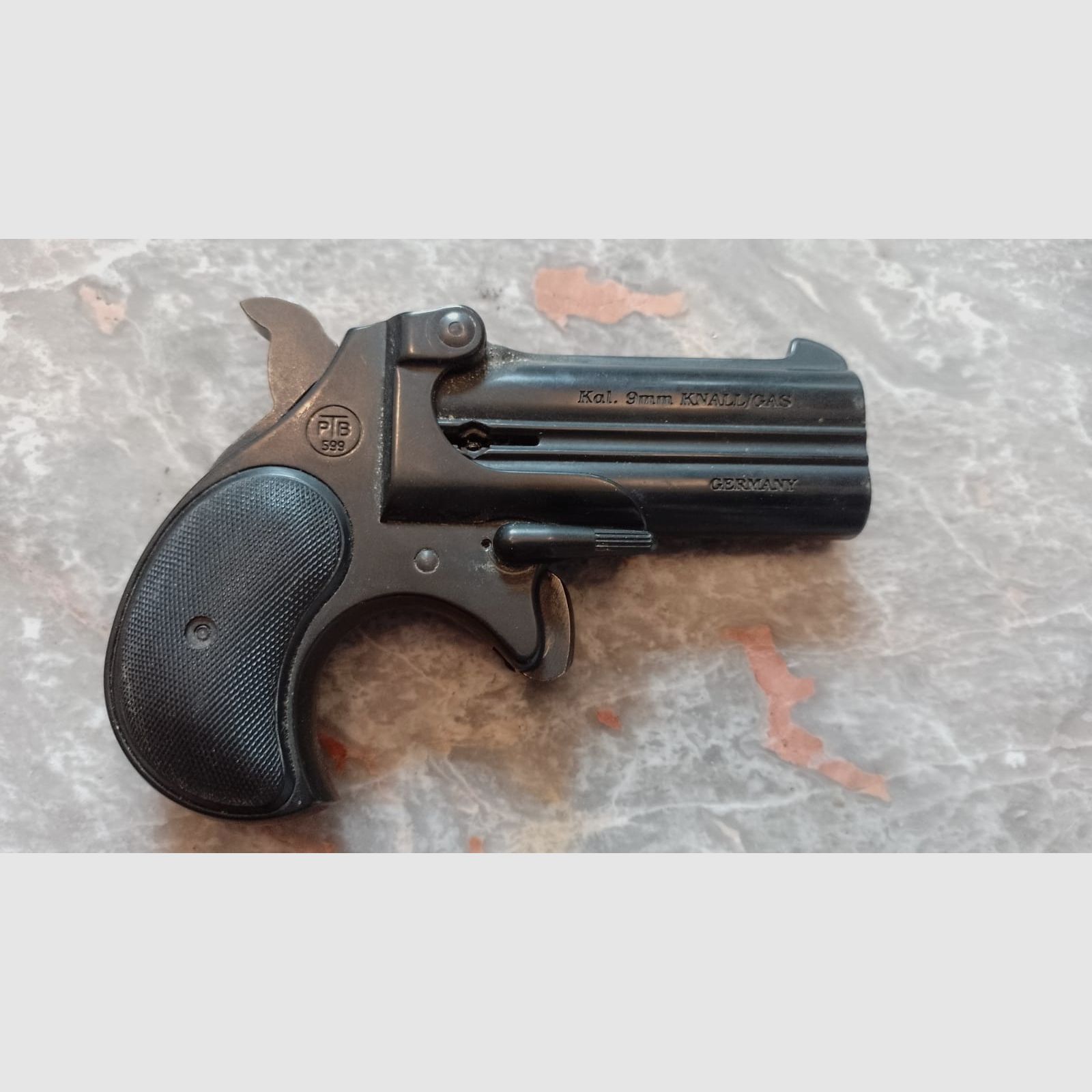 Noris Twinny Derringer Kal. 9mm / .380 - KNALL-GAS-SIGNAL-Defekt