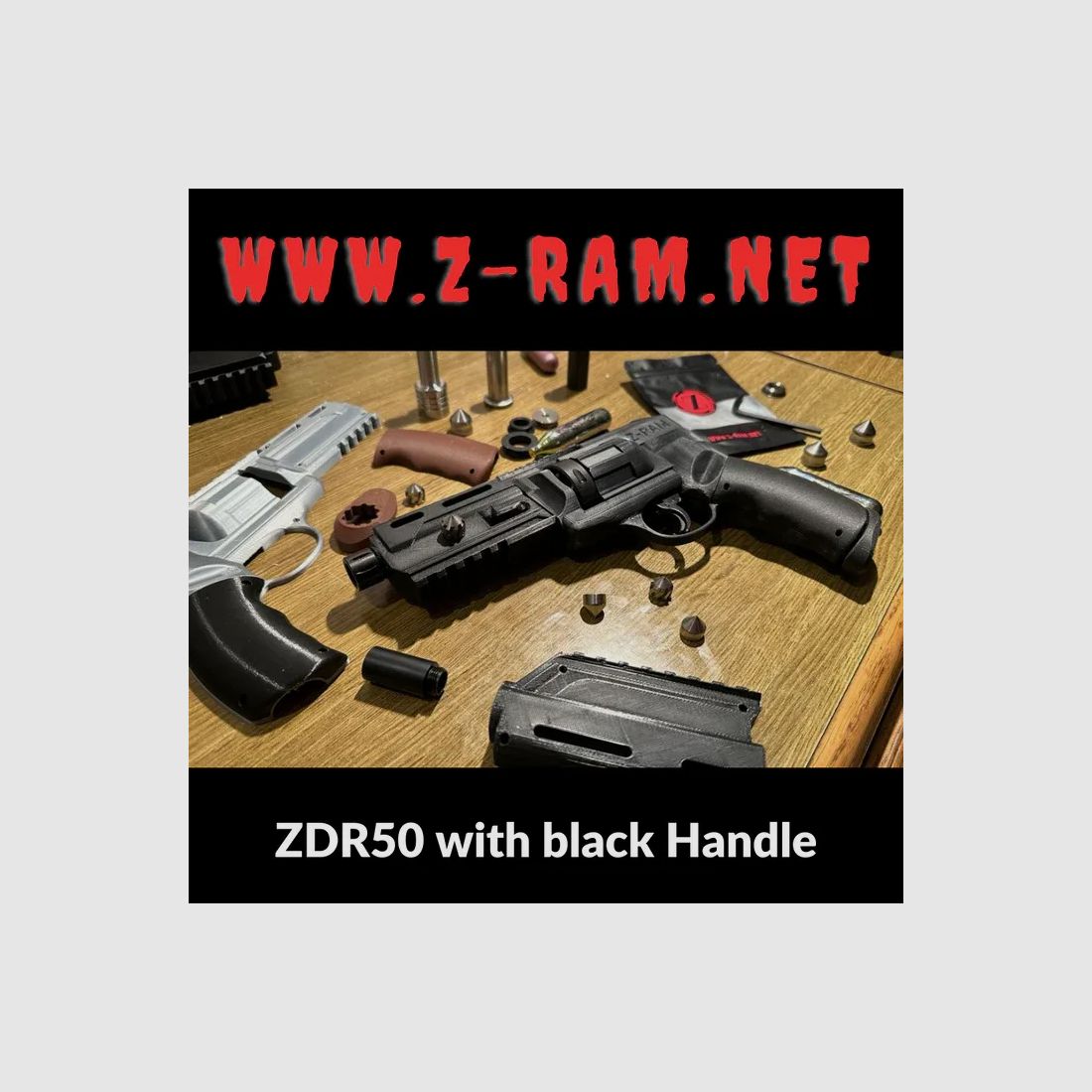 Z-RAM KOSTENLOS SILBER ZDR50 KOMPLETTPAKET FÜR HDR50 (34 JOULE 12G CO2)