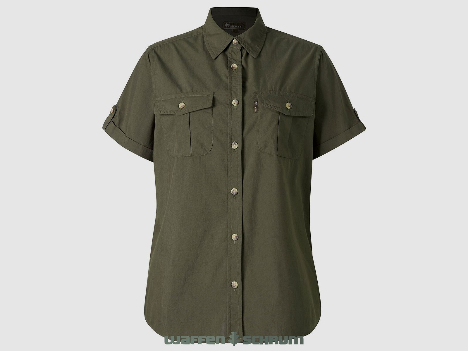 Pinewood Blouse Safari Moss Green