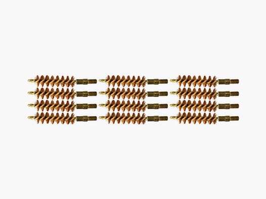 12 cepillos de limpieza de bronce de 9 mm para pistolas