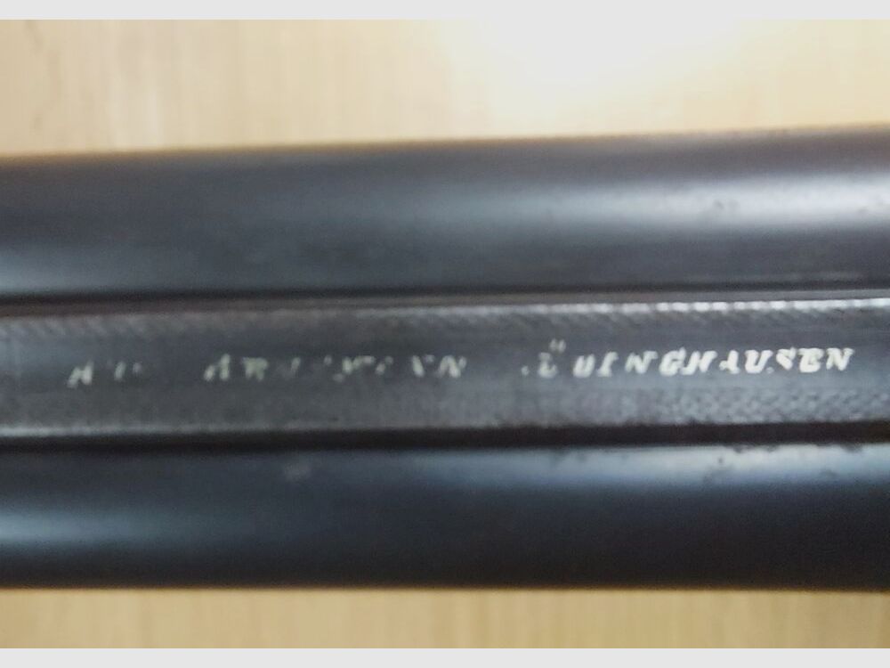 Anton Rensmann double-barrel shotgun