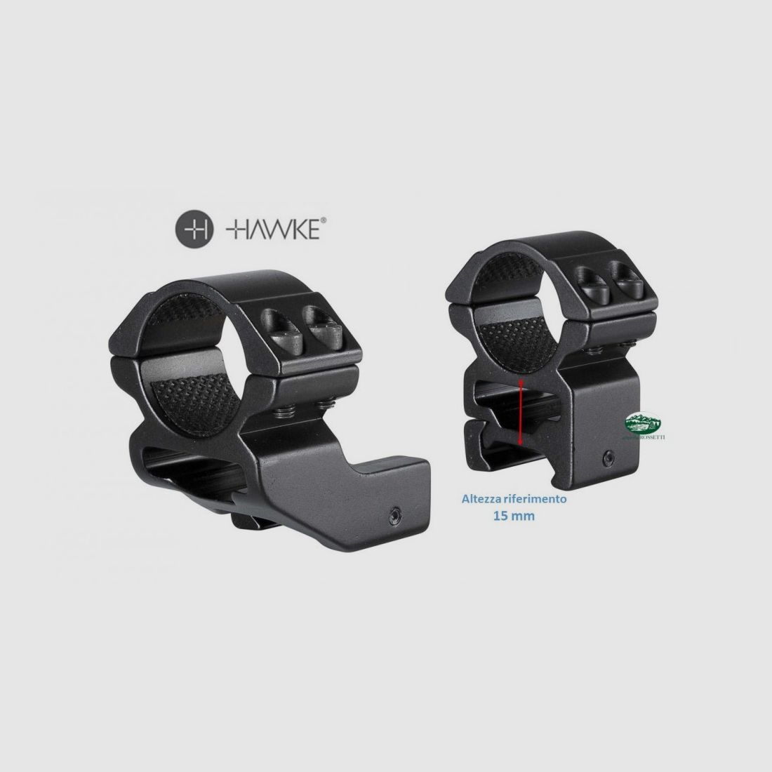HAWKE Weaver-Ringe 30 mm ALTI mit Verlängerung 0.25 22126