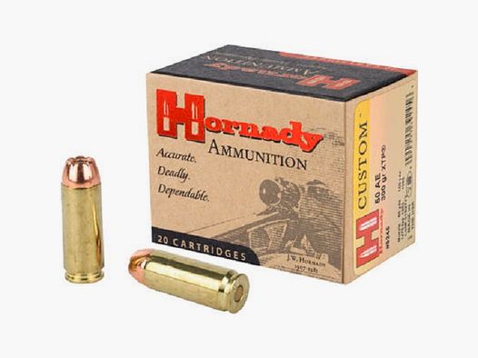 BOITE DE 20 CARTOUCHES HORNADY 50AE 300GR XTP 9245*