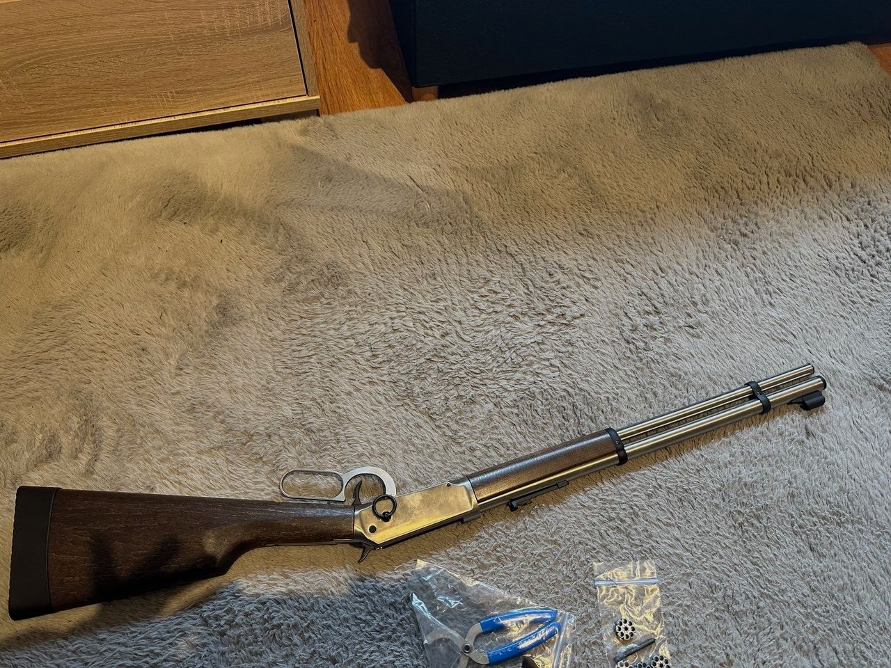 Walther Lever Action CO2 Gewehr 4,5mm Diabolos - max. 7,5 Joule