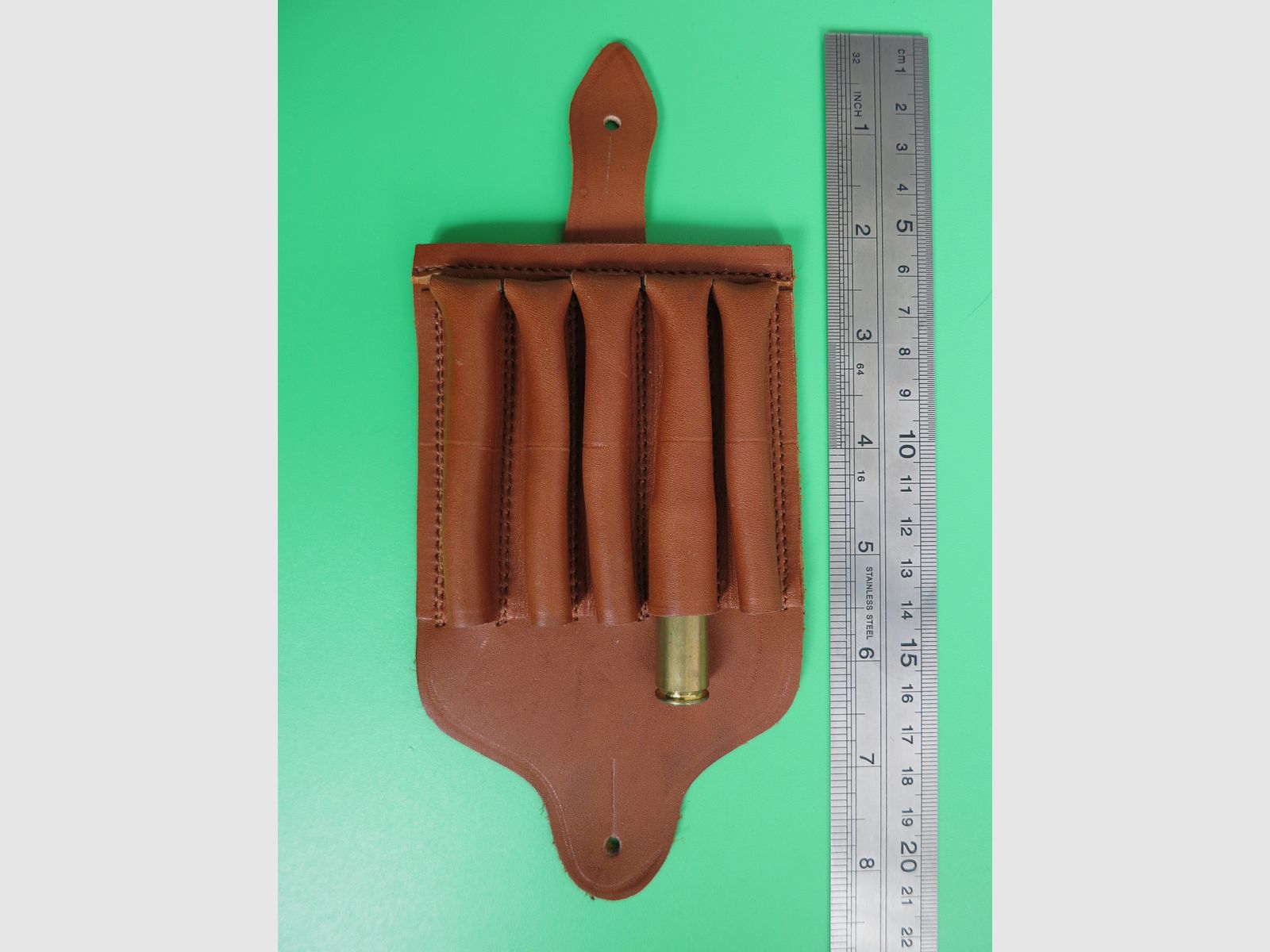 Patronenhalter, Knopflochband, Jagdausrüstung für 8x57 Büchsenpatronen und Ähnliche