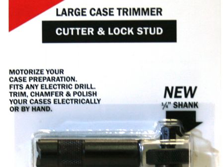 LEE LARGE CUTTER & Lock Stud Hülsentrimmer für .50 BMG 50 Browning 480 Ruger 500 S&W Bullet > 475''