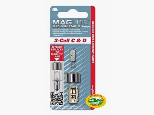 MAGLITE Ersatzlampen für 3-Zellen-Serie C&D