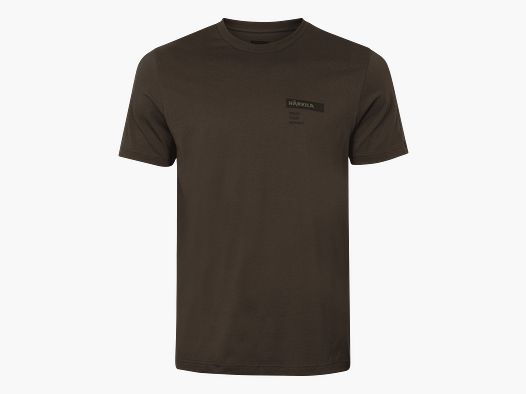 Härkila Logo Brand T-shirt Men Shadow Brown/Tarmac L