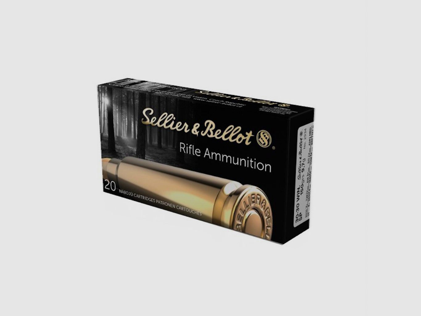 .30-30 Win. Sellier & Bellot Soft point 9.7g. / 150gr., Bild 1 von 2