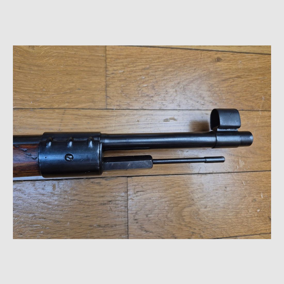 Zeldzaam en zeer mooi K98 – Zeldzame Mauser Oorlogsmodel bezetting Frankrijk Oberndorf voor Indochina – Zeldzame code SVW MB – Originele bluing – Mono serienummer – TBE ++, afbeelding 39 van 40