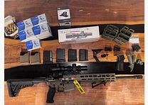 Haenel CR 223, 16,5" – Matchabzug – inkl. ZF + RedDot + Magazine + verstellbare Gastentnahme + ATec Mündungsbremse