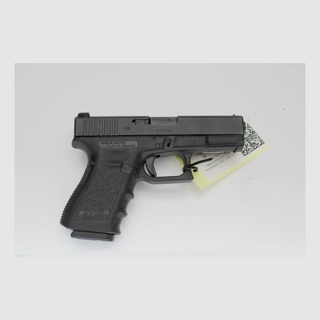 Glock 19 GEN 3 pistol 9mm Luger