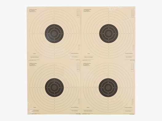 Umarex target sheets 17 x 17 cm - 1000 pcs.