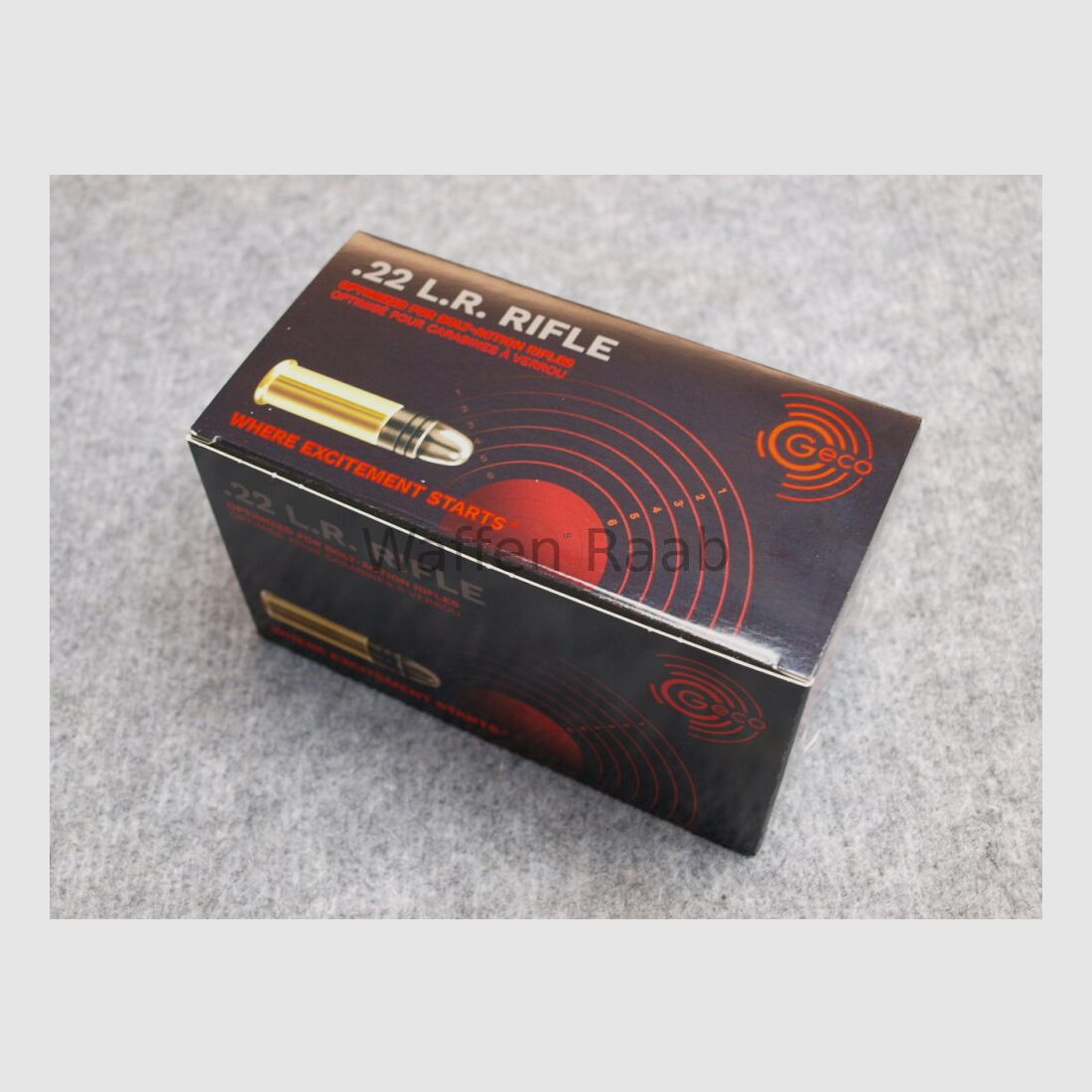 Geco .22 lfb. Rifle Blei Rundkopf 2,5g/40grs. Geco .22 lfb. Rifle Blei Rundkopf 2,5g/40grs., Bild 1 von 4