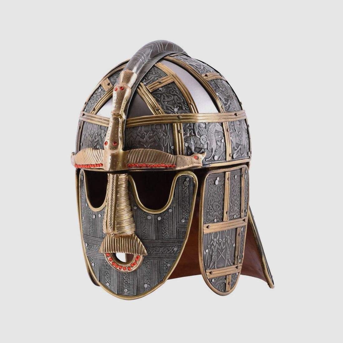 Sutton Hoo Helm Angelsächsischer Maskenhelm