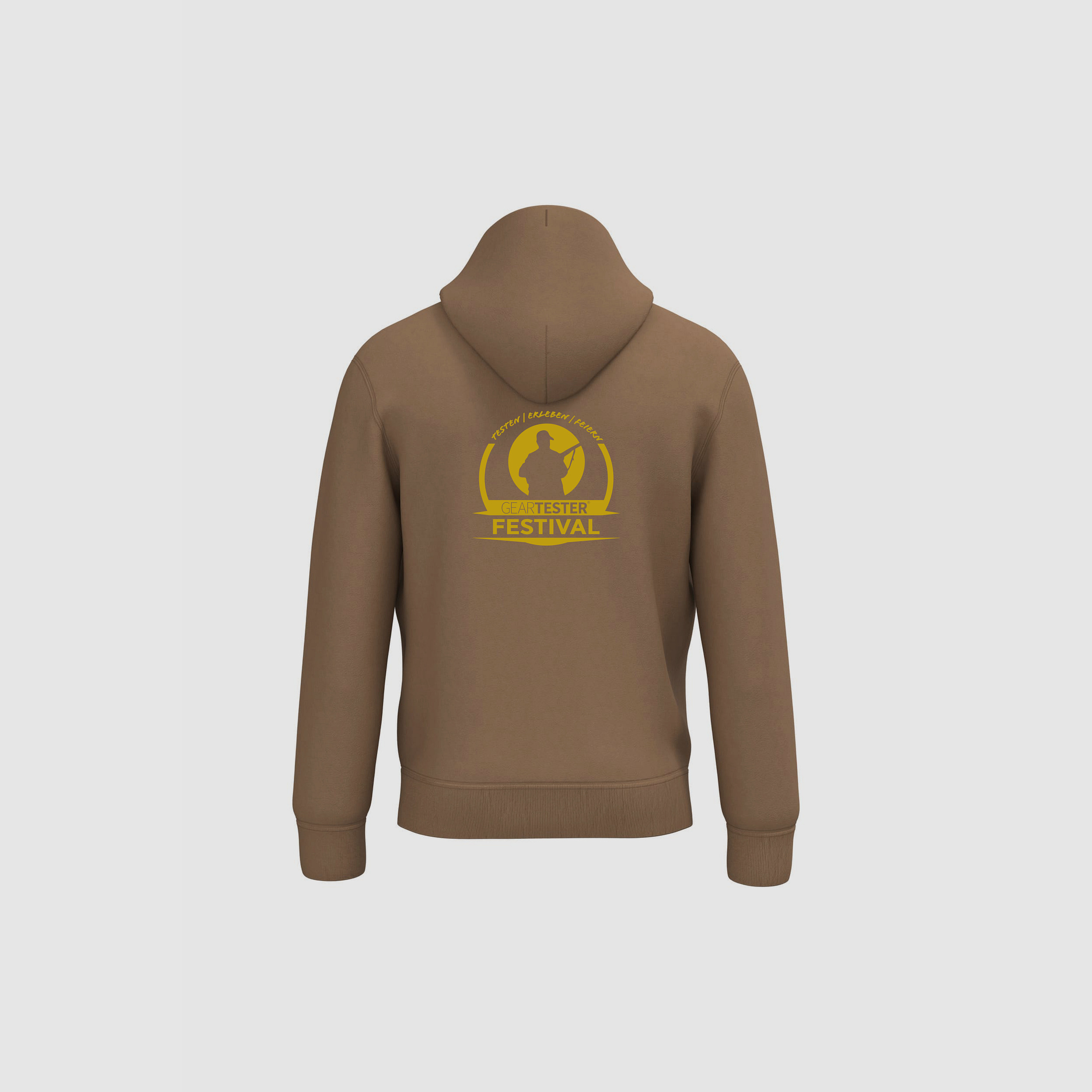 Geartester Festival Bio Hoodie, kleines Logo