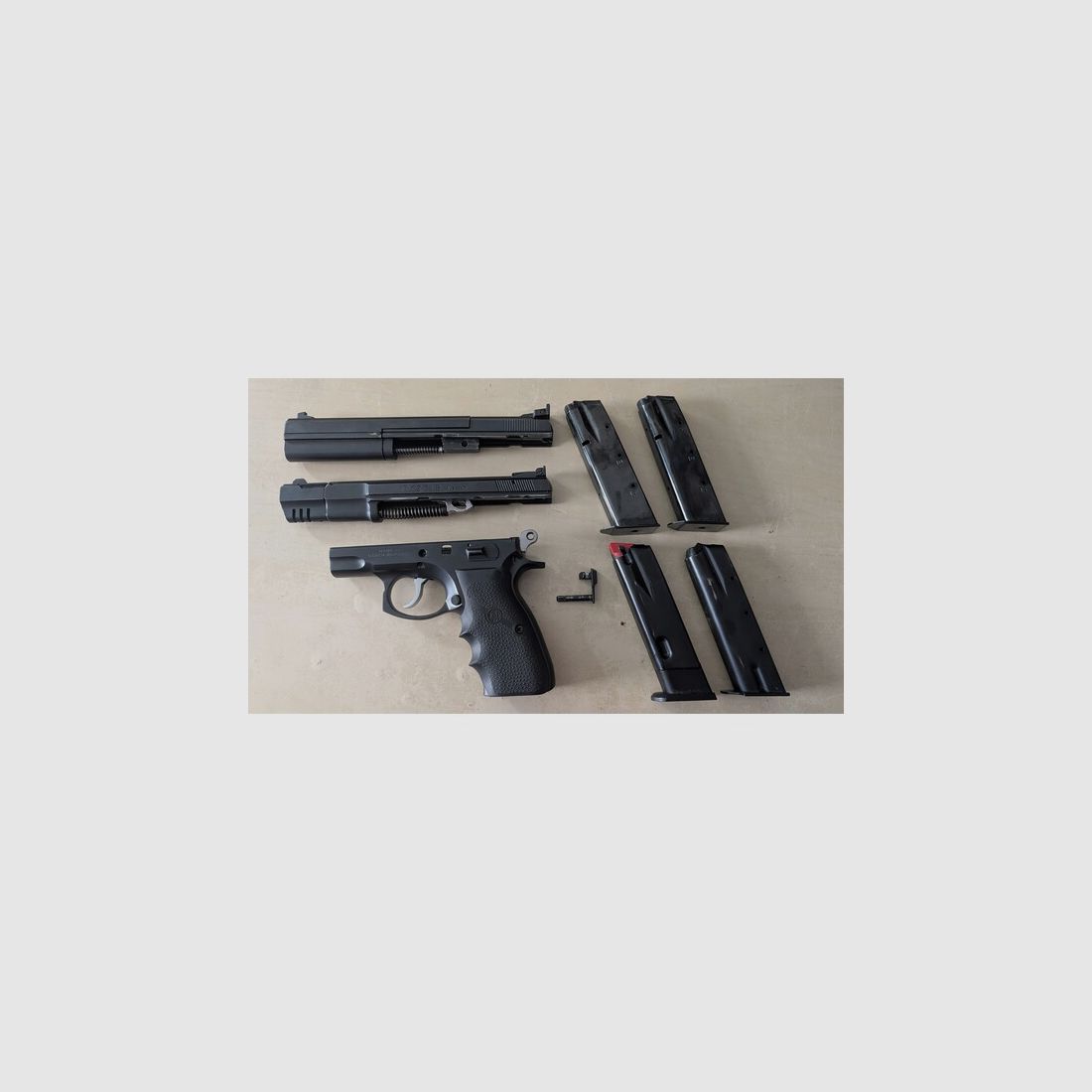 CZ 75 B mit Frankonia Tuning und Peter Stahl Wechselsystem
