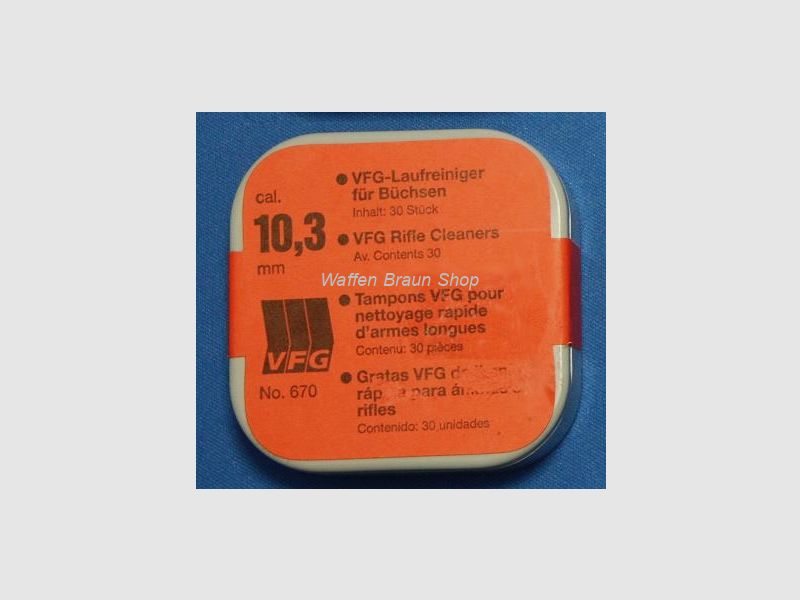 VFG-Laufreiniger für Büchsen, No. 670, 10,3 mm