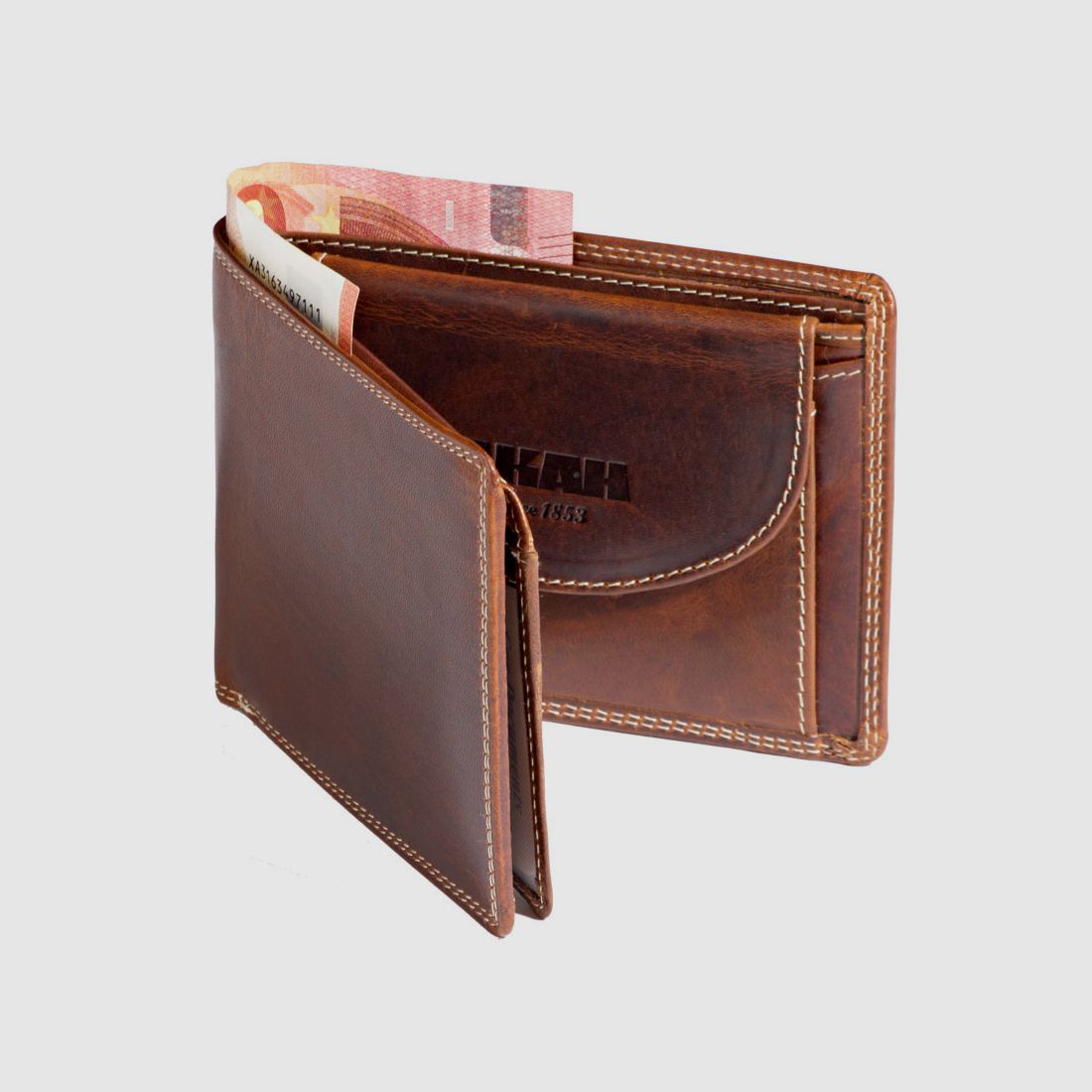 Portefeuille en cuir Big Five, image 1 sur 3