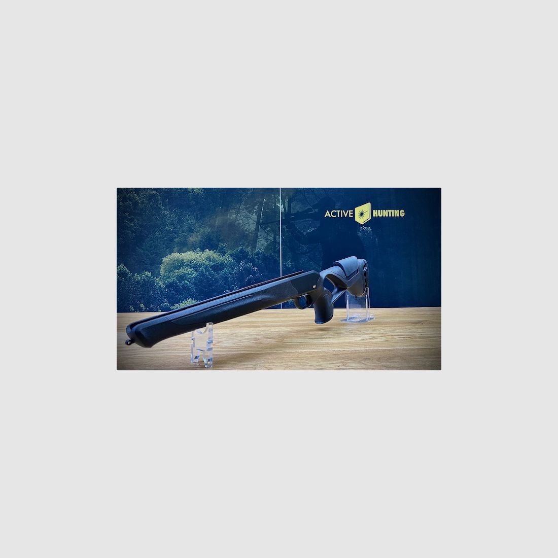 Blaser R8 Ultimate Schäftung / Schwarz-Braun / 17mm Kontur / verst. Schaftrücken & Rückstoßdämpfung