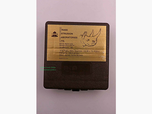 Bell, USA cartucce per fucile .416 Rigby