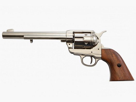 Western Cavalerie Colt Revolver 1873 verchroomd