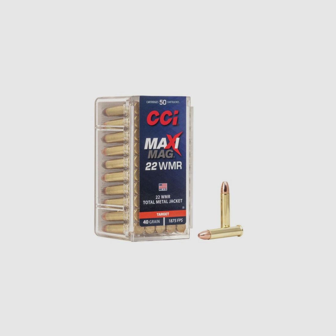 CCI .22WMR MAXI MAG TMJ 40 GRAINS – CAJA DE 50