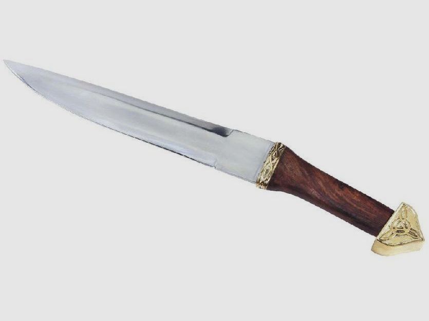 Sax Messer m Lederscheide