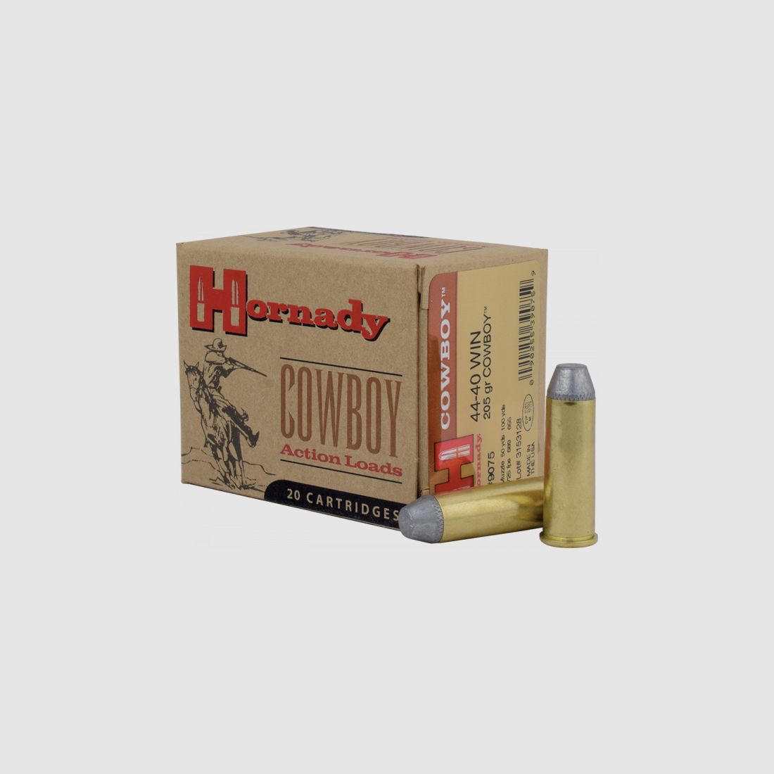 Hornady Custom .44-40 Win LFN 205 grs Revolverpatronen