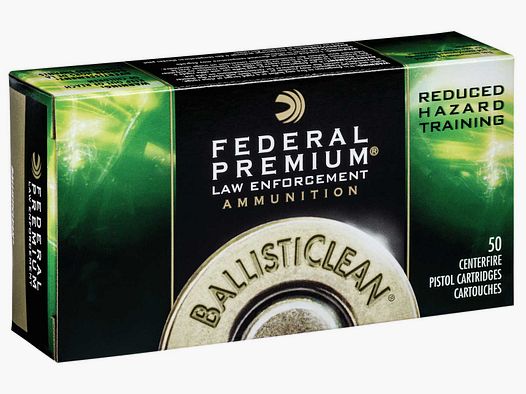 Federal Ballistic Clean 9mm Luger 98GR RHT 50 cartridges