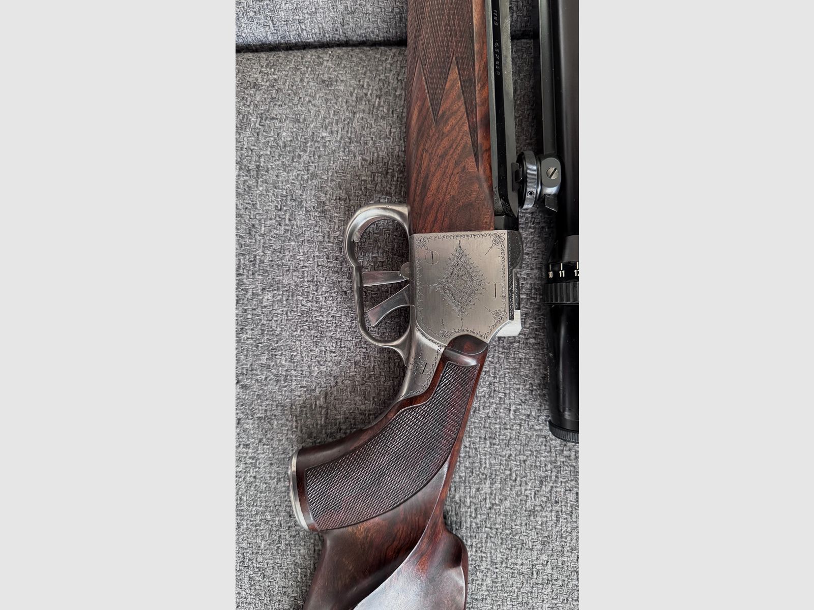 Fucile da caccia esclusivo di Furtschegger (Kufstein) – rara carabina sorella in calibro 6,5x65R