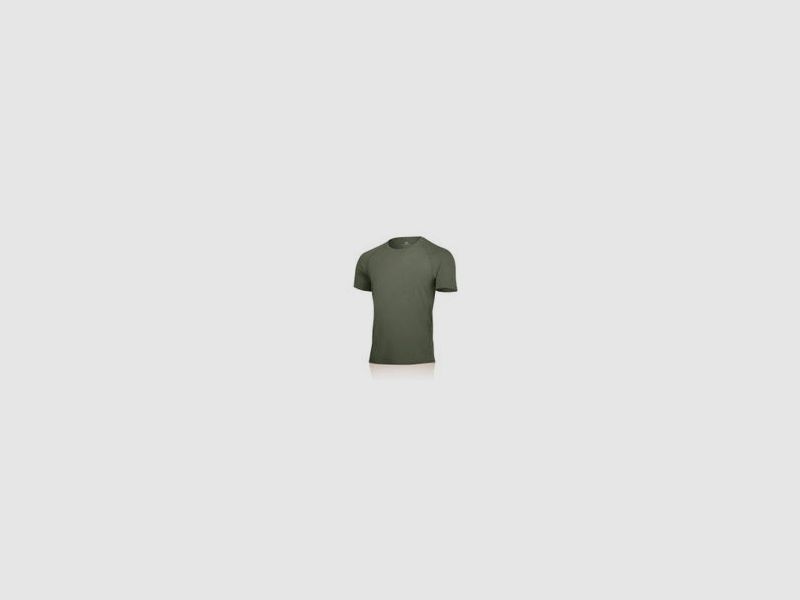 Lasting Quido kurzärmeliges Merino Wolleshirt, Farbe Grün