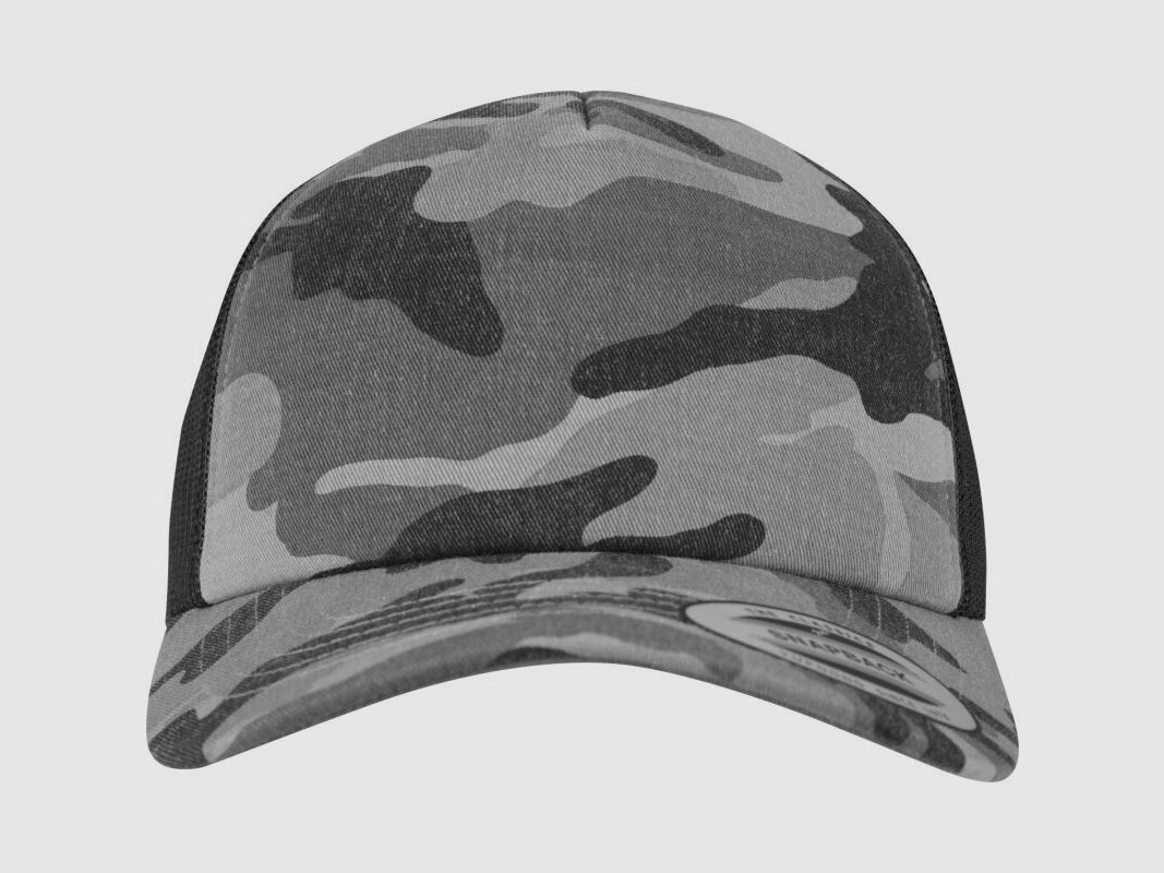 YUPOONG Inc. UNISEX Camo Trucker Cap
