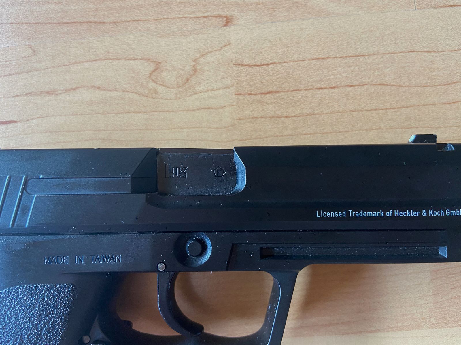 HK USP CO2 Pistole NBB + MP5 K-PDW CO2 GBB 4,5 mm Gebraucht