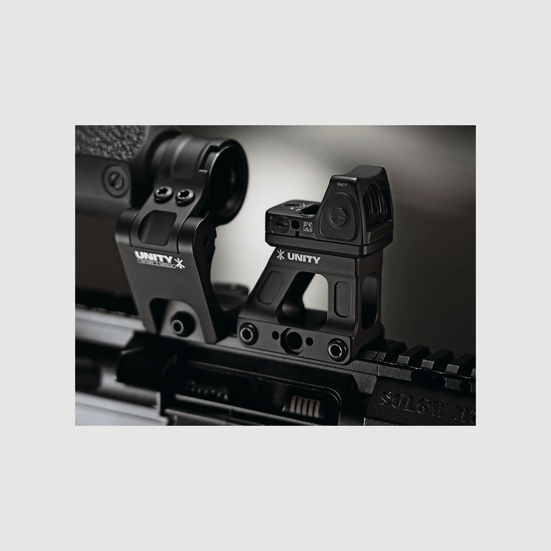 UNITY Tactical FAST MRDS Riser Mount Nero
