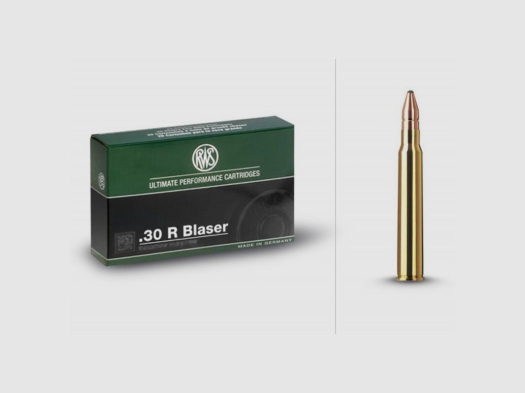 RWS .30R Blaser 165 gr DK 20 Stk.